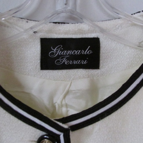 Ivory Boucle Jacket, Chanel-style, Size 8 - Picture 5 of 7